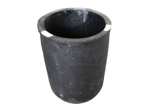 CANALHOUT Silicon Carbide Graphite Crucibles,Crucibles for Melting Metal,Withstand The High Temperature 1800°C(3272°F),Melting Casting Refining